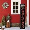 Merry Christmas Welcome Porch Sign Xmas Wooden Door Sign 47'' Large Porch Sign(47.2"L x 47.2"W)